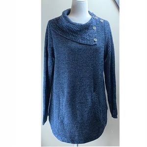 Style & Co NWT Size 1X Blue Sweater